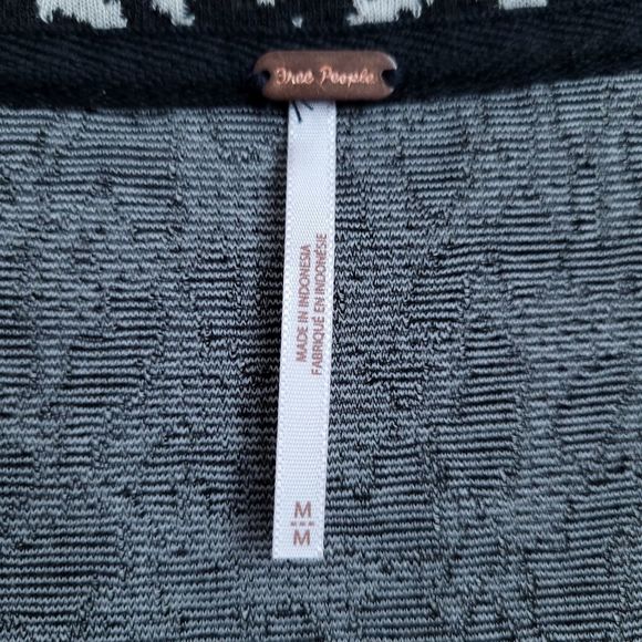 Free People No Type Top Animal Print Medium - Picture 4 of 5